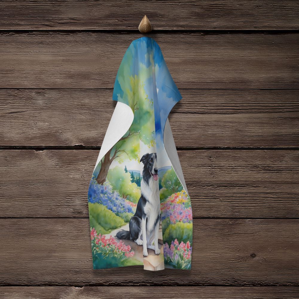 Borzoi Spring Path Kitchen Towel Dish Cloths Guest Hand Towel Decorative Bathroom Towel for Face,Tea, Dishcloth, Kitchen and Bath